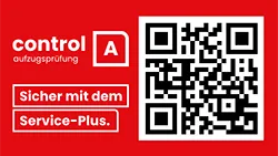 control-a, Prüfplakatte, Aufzugsprüfung